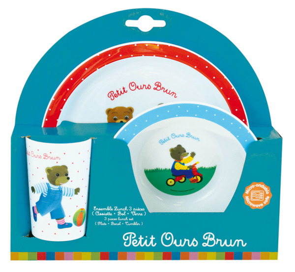 Fun House Coffret Repas Petit Ours Brun